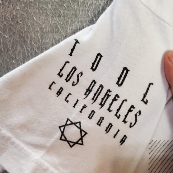 Tool Men Shirt Small White Rock Band‎ Skeleton  Los Angels California Tee READ - Picture 7 of 10